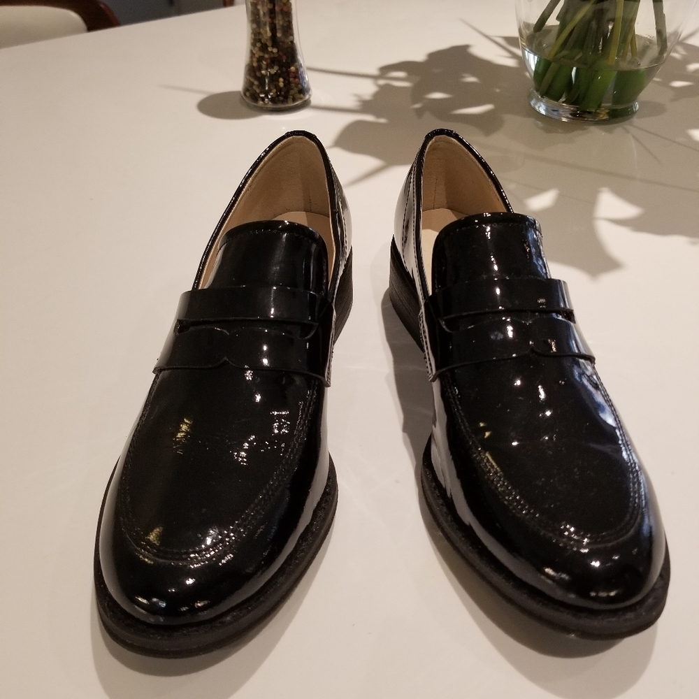 Patent Leather Loafers 8M